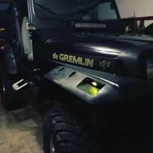 1993 Jeep Wrangler  Jeep Wrangler YJ hood and dash Lettering from Christopher  P, FL