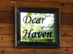 Mirror for Entry Sign Lettering from Jacqueline H, ID