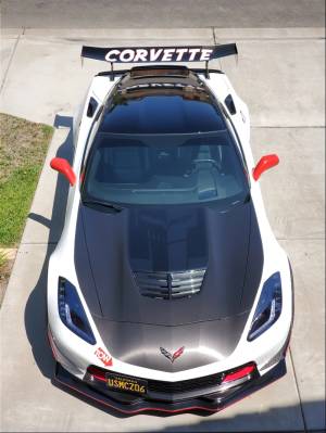 2018 C7 corvette ZO6 Rear wing on Corvette  Lettering from Marianno L, CA
