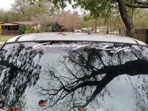 1999 Ford F-150 Lariat Truck Windshield Lettering from Jesse H, SC