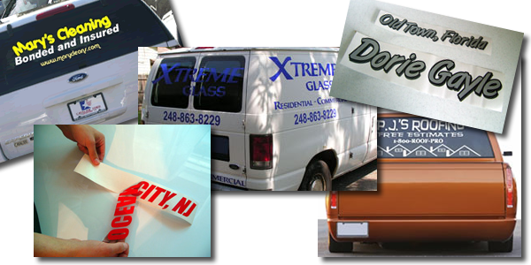 Vinyl Vehicle Lettering